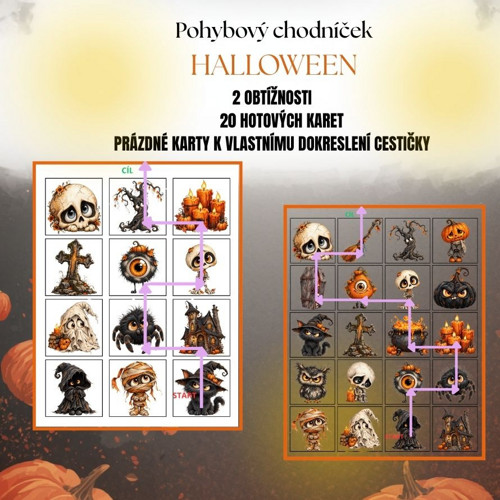Chodníček Halloween