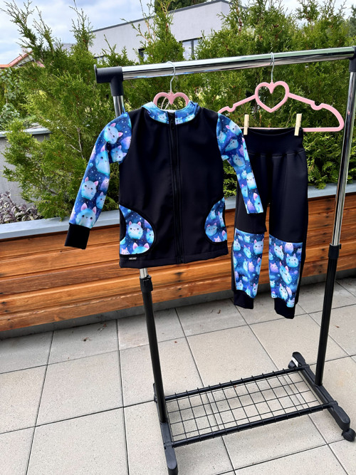 Dětský softshellový komplet
