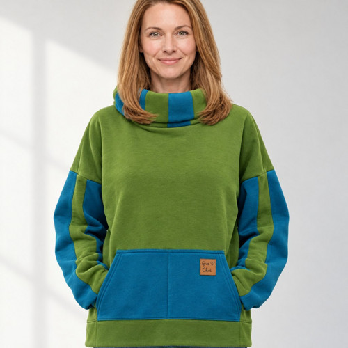 Teplá mikina LINDA / vel. L - XXL