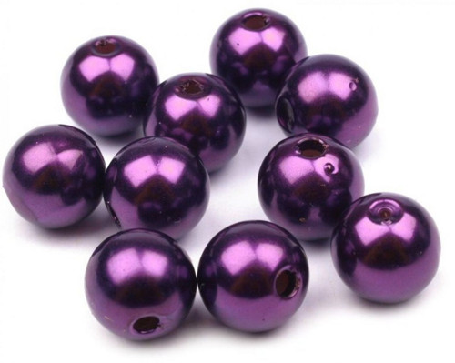 Plastové voskové korálky/perly 10mm (20ks)