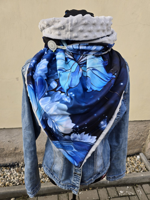 Maxi zatepleny designovy šátek !!SLEVA !! — foto 1