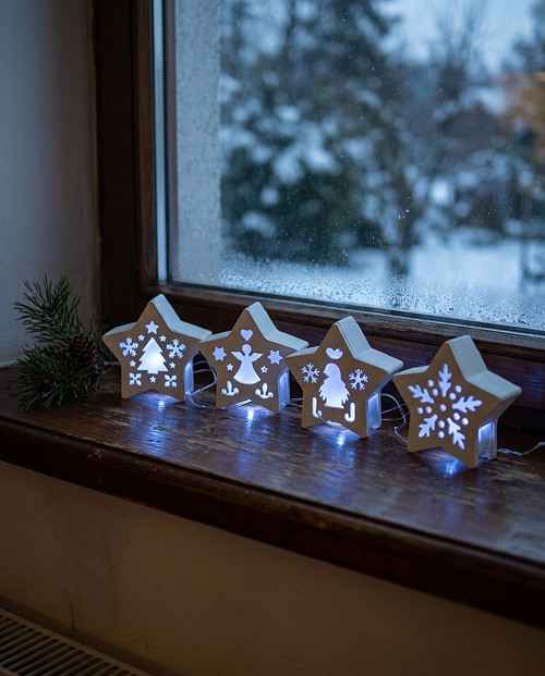 Svítící vánoční hvězdy – kouzelná zimní dekorace ⭐