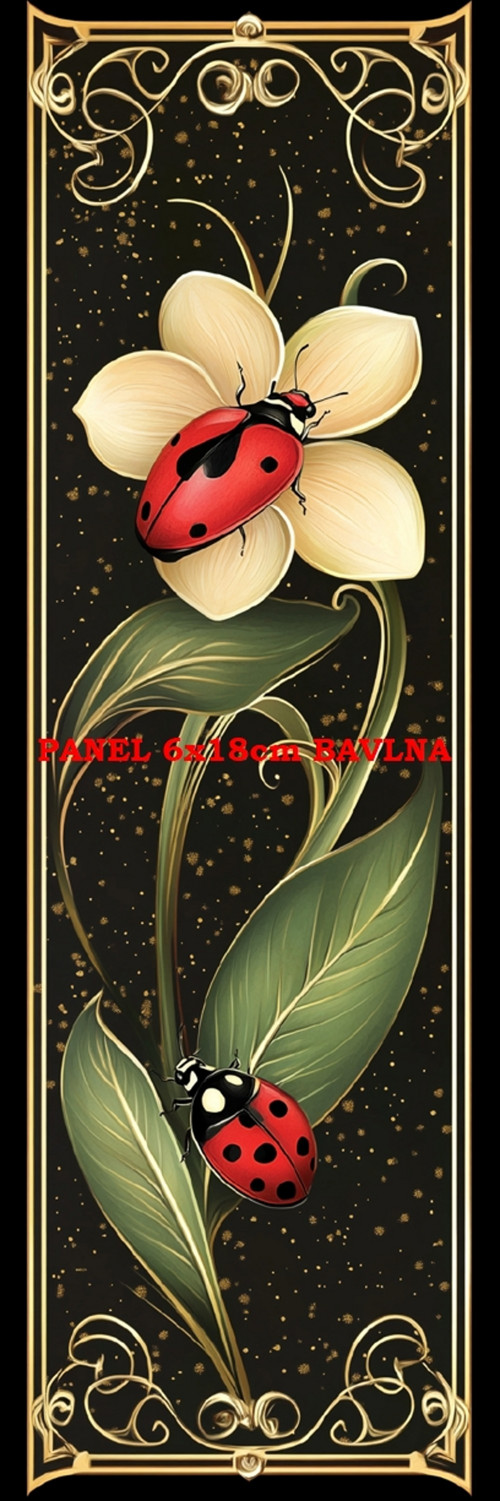 Kočárkovina panel 6x18 cm skladem