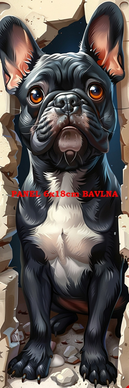 Kočárkovina panel 6x18 cm skladem