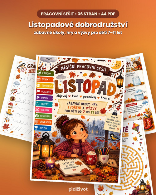 Listopadové dobrodružství – pracovní sešit PDF