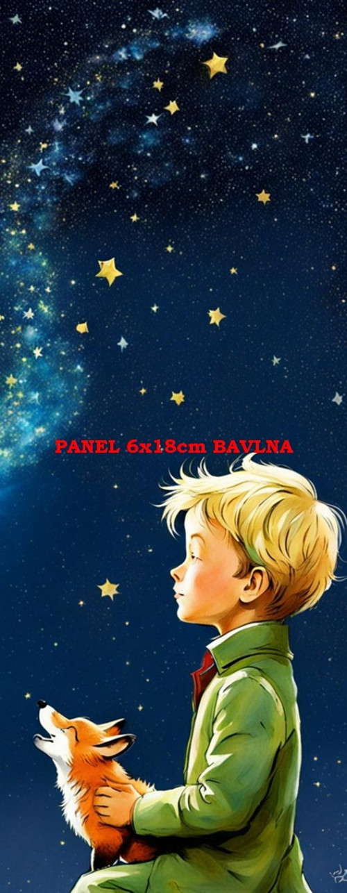 Bavlněný panel 6x18 cm - skladem — foto 1