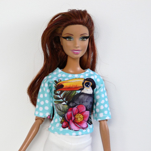 Barbie - tričko s tukanem — foto 1