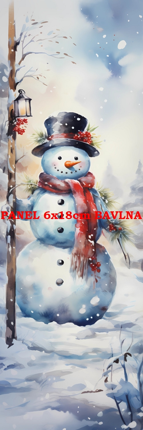 Bavlněný panel 6x18 cm - skladem — foto 1