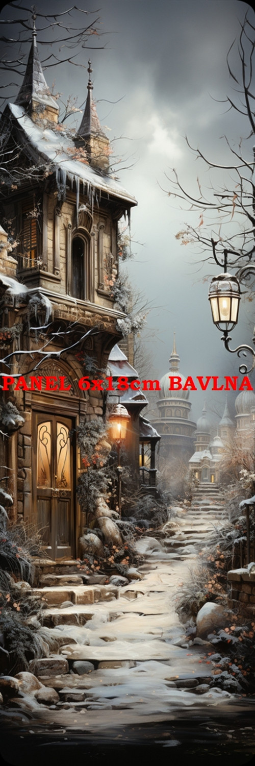 Bavlněný panel 6x18 cm - skladem — foto 1