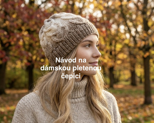 NÁVOD na dámskou pletenou čepici