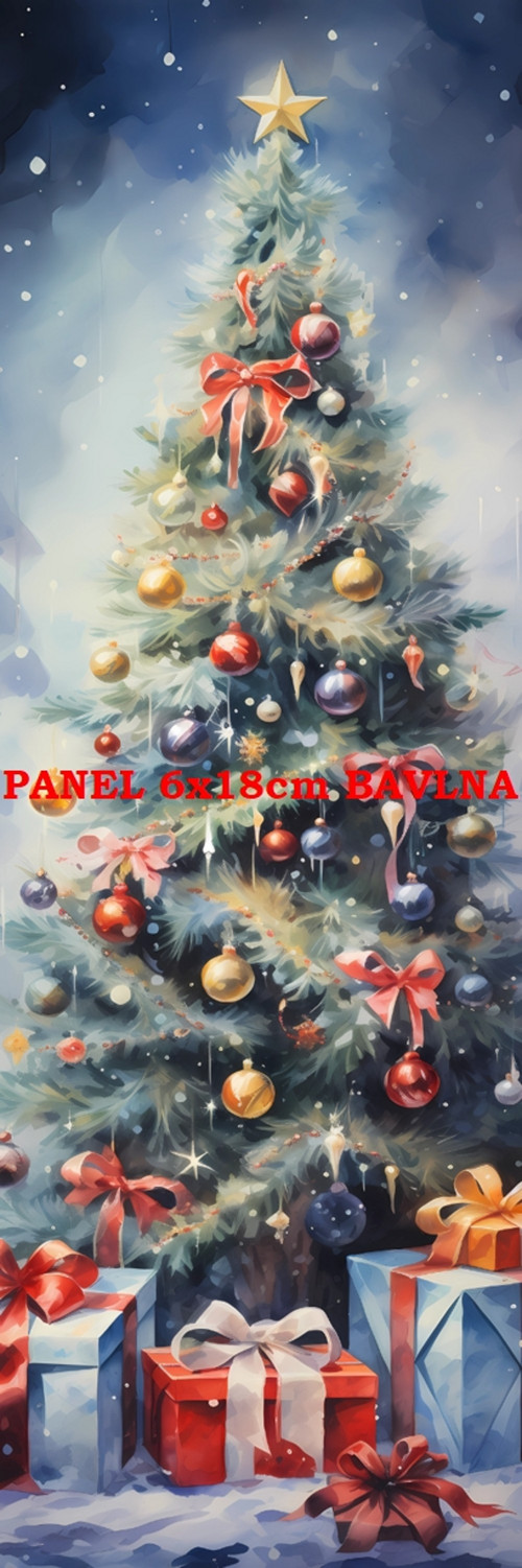 Bavlněný panel 6x18 cm - skladem — foto 1