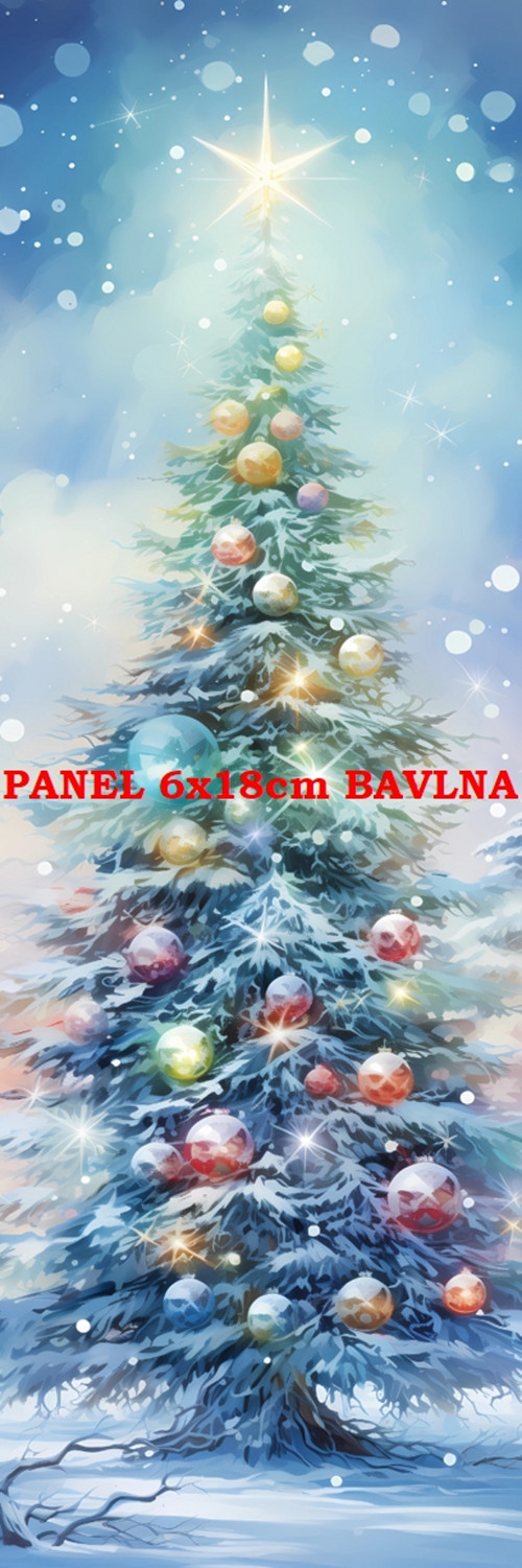 Bavlněný panel 6x18 cm - skladem — foto 1