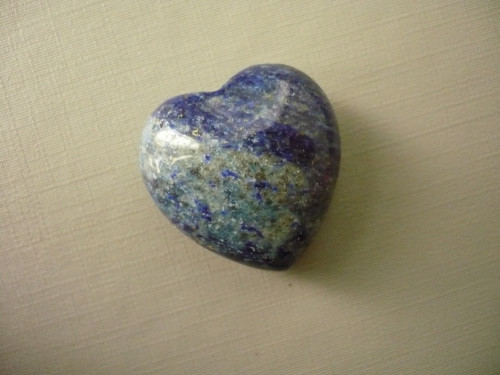 Srdíčko - lapis lazuli 25 mm, č.19 — foto 1