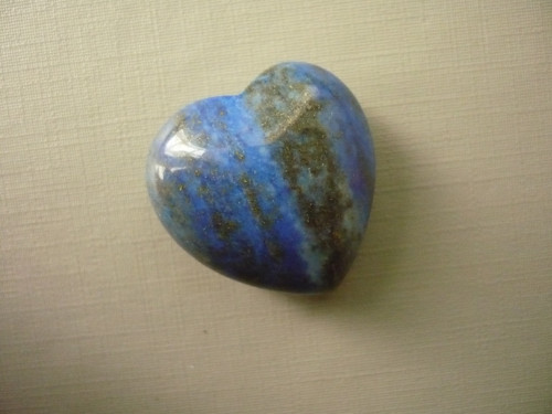 Srdíčko - lapis lazuli 25 mm, č.30 — foto 1