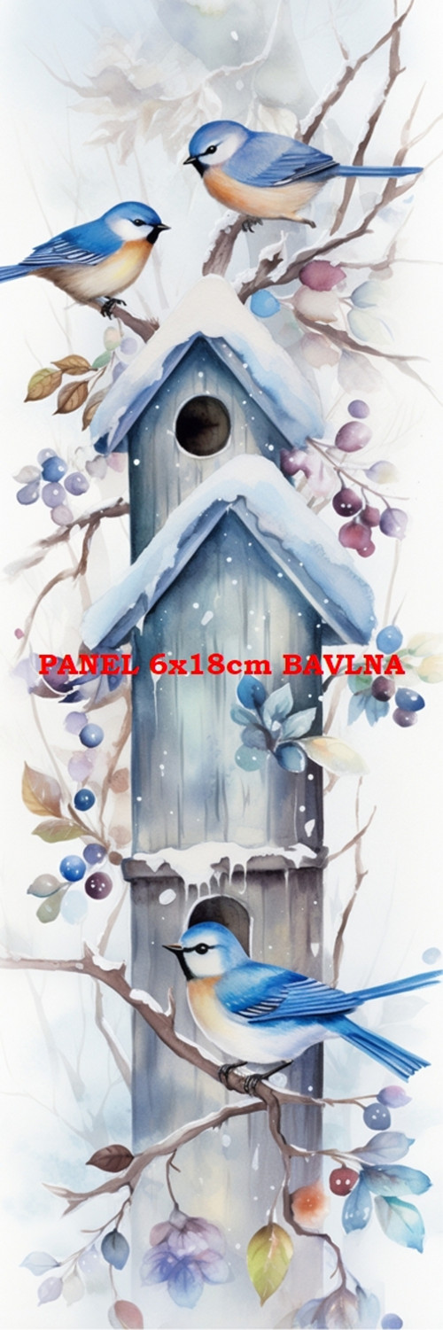 Bavlněný panel 6x18 cm - skladem — foto 1