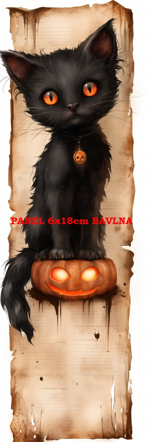 Bavlněný panel 6x18 cm - skladem — foto 1