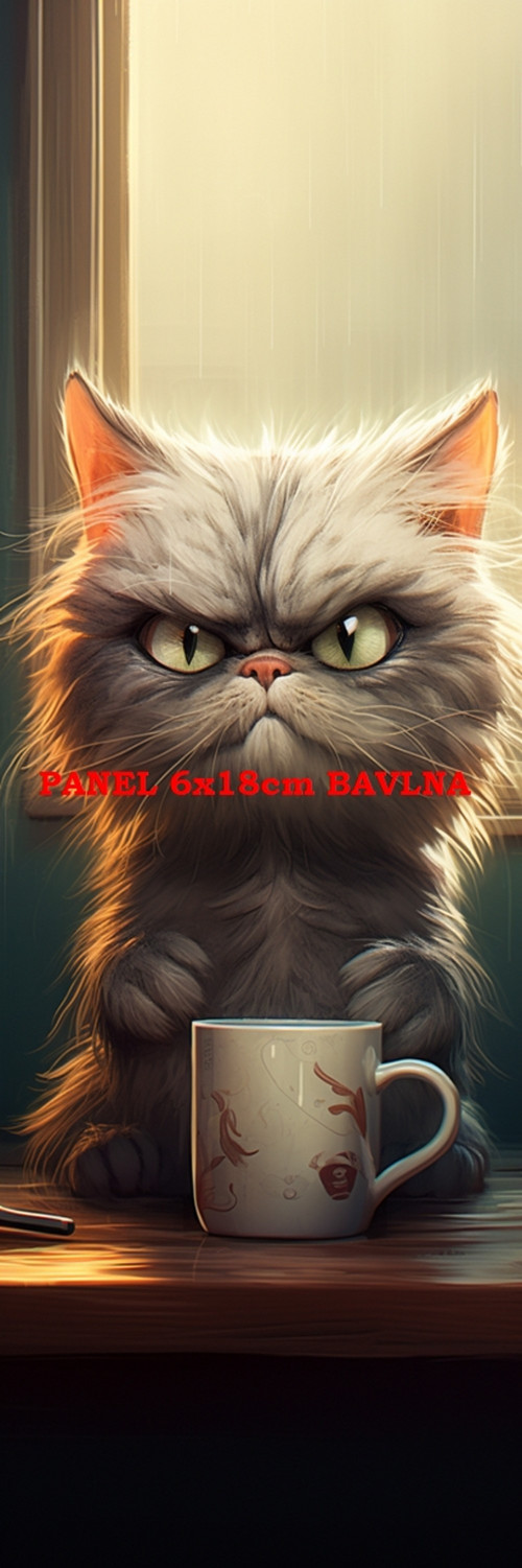 Bavlněný panel 6x18 cm - skladem