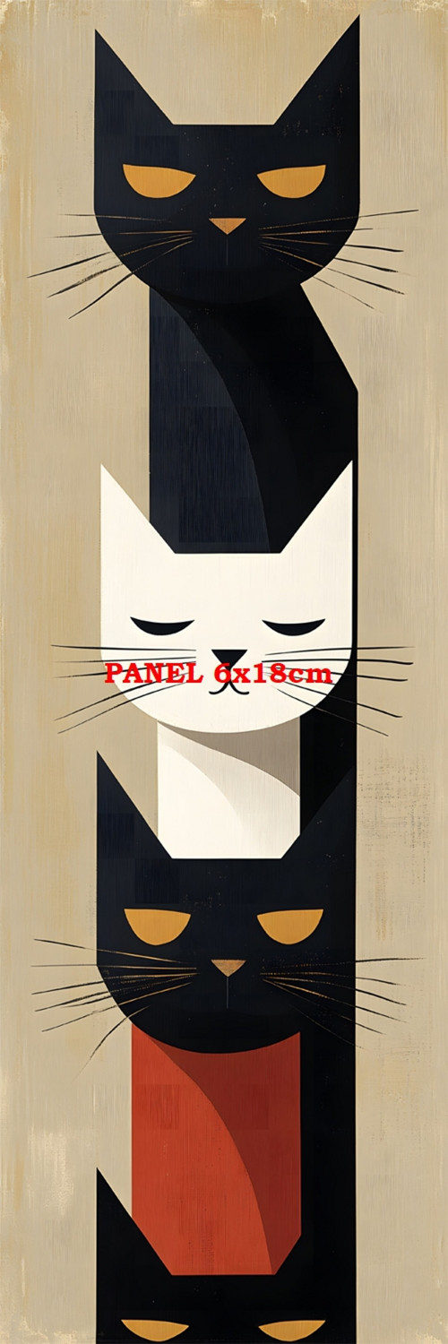 Bavlněný panel 6x18 cm - skladem