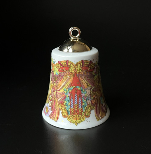 Versace Rosenthal Zvonek Le Reve de Noel 7 cm