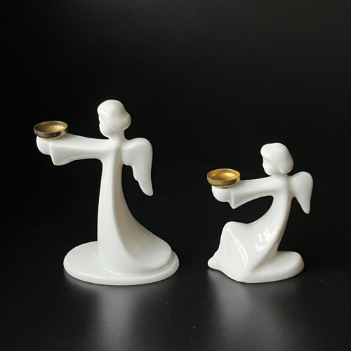 Rosenthal 2x figurální mini svícen Anděl
