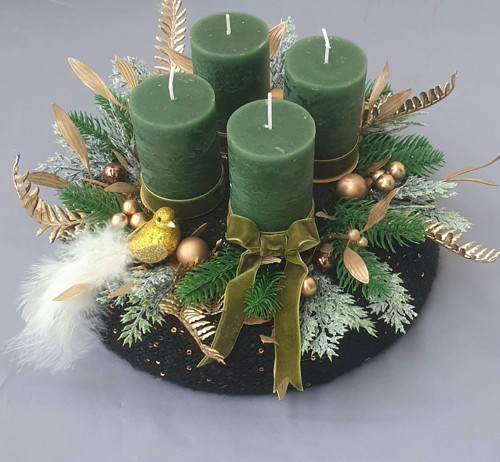 Adventní věnec jménem Bonifác