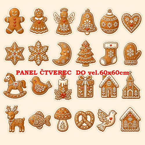 Bavlněný panel 60x60 cm - skladem