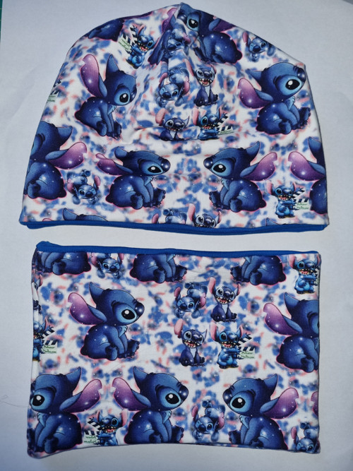 Čepice a nákrčník - Stitch — foto 1