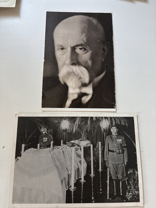 2 pohlednice T.G.Masaryk