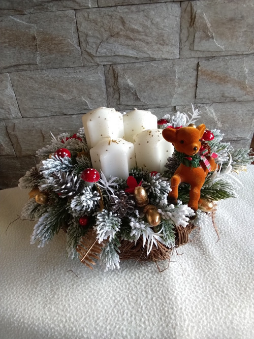 Adventní věnec "lesní kouzlo"