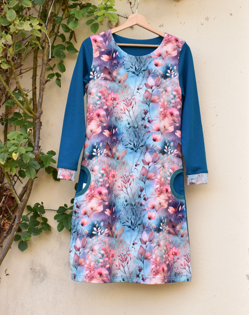 Šaty Kvítky v pastelu S/M