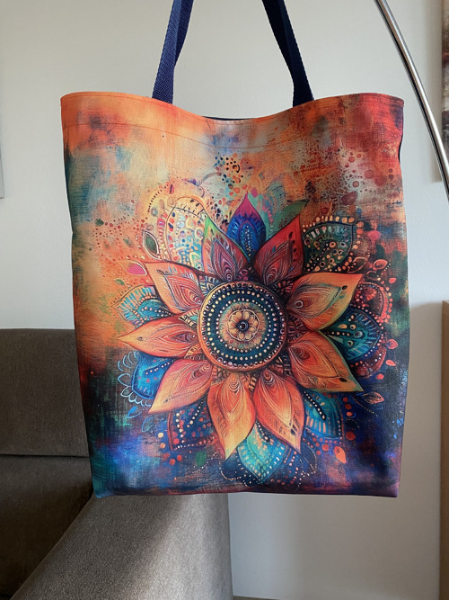 Nepromokavá taška přes rameno XL - Mandala