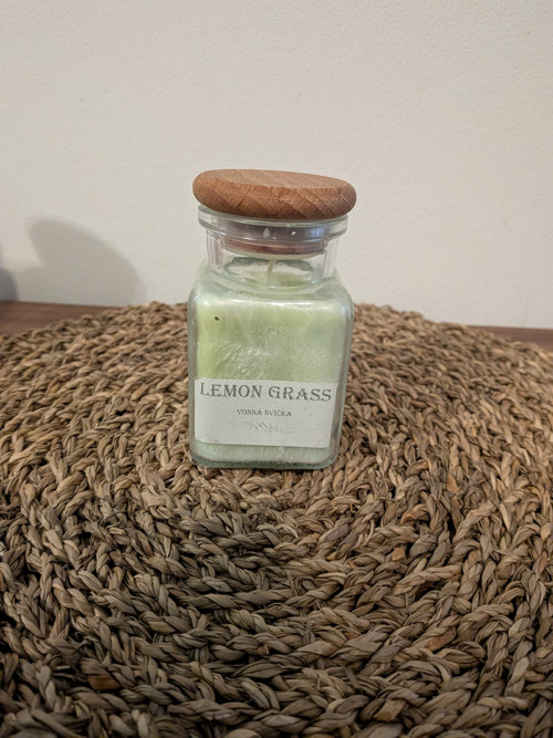 Vonná svíčka lemon grass
