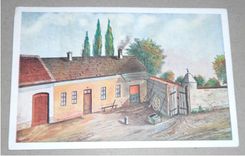 Starožitná POHLEDNICE • Rodný dům T. G. M. 1937