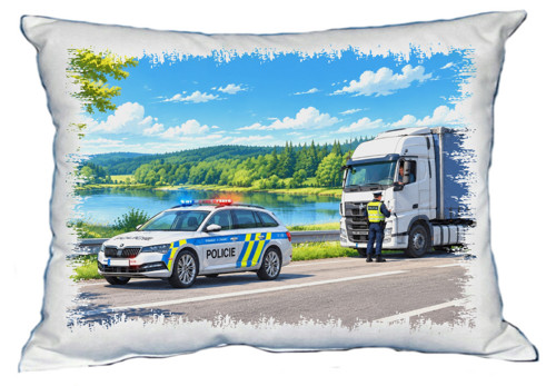 Moon River POLICIE policejní auto polštářek