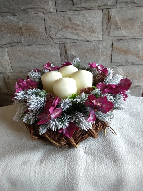 Adventní věnec " romantika"