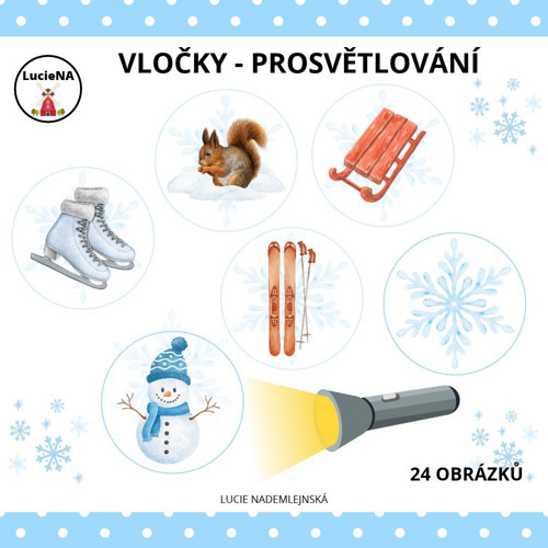 Vločky Prosvětlování