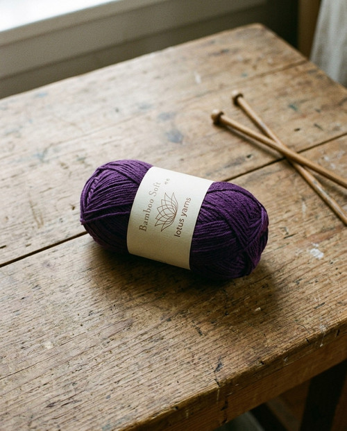Bambusová příze Lotus Yarns #08 Fialová