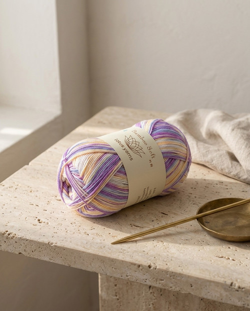 Bambusová příze Lotus Yarns #16 Vícebarevná