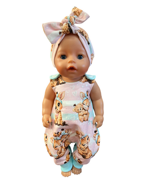 Oblečko pre Baby Born 43 cm - žirafky