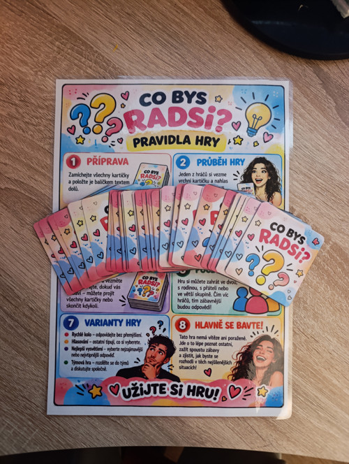 Co bys radši? – 60 karet plných zábavy