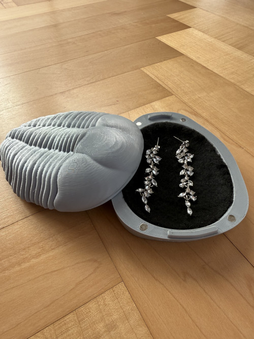 TRILOBIT – designová šperkovnice