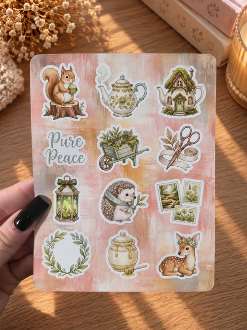 Samolepky do diáře – Pure Peace | Lesní pohoda