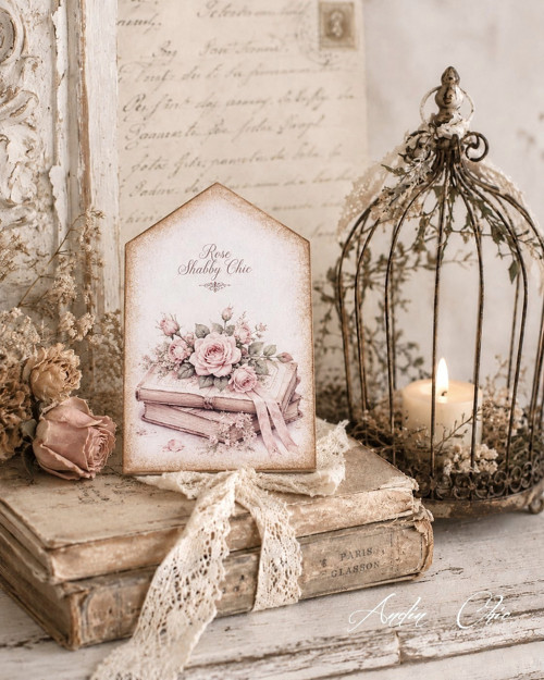 Romantické růže shabby chic