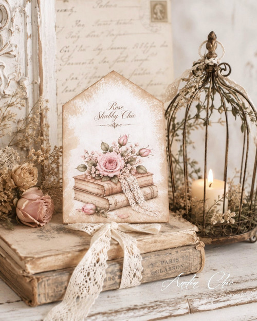 Romantické růže shabby chic
