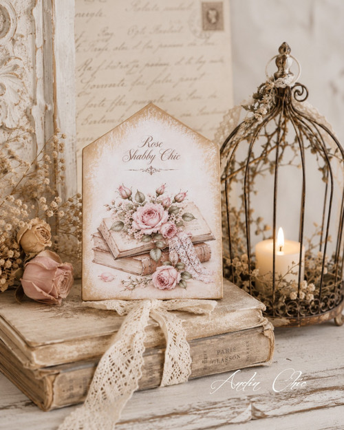 Romantické růže shabby chic