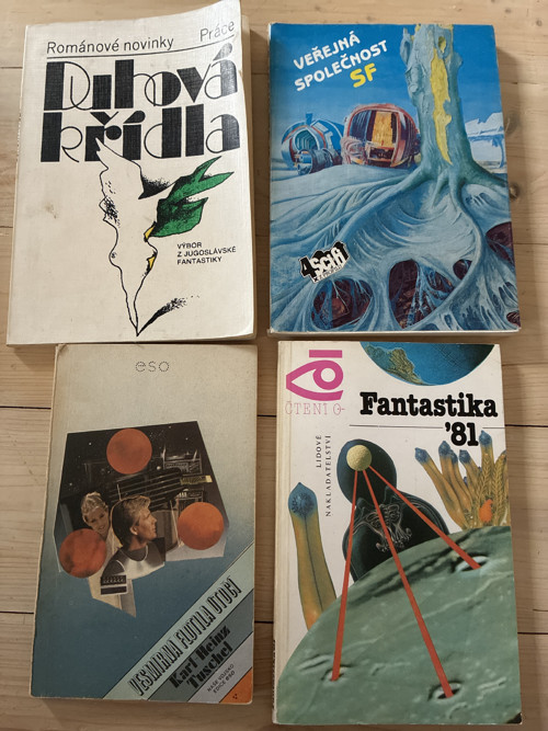 Fantastika z osmdesátých let - 4 knihy