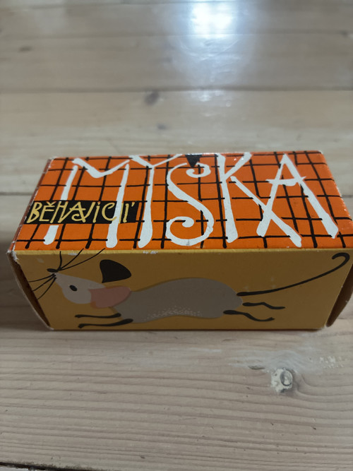 Krabička od hračky běhající myška- Kovodružstvo