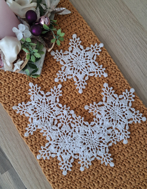 Dárková krabička vánočních vloček - 5 ks