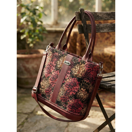 Crossbody kabelka Gobi Batik – vínová