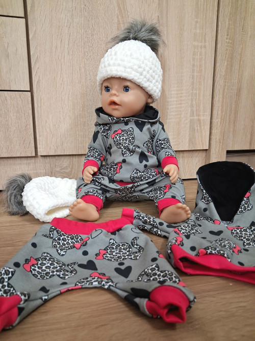 Set oblečení pro Baby Born 43 cm - kočky